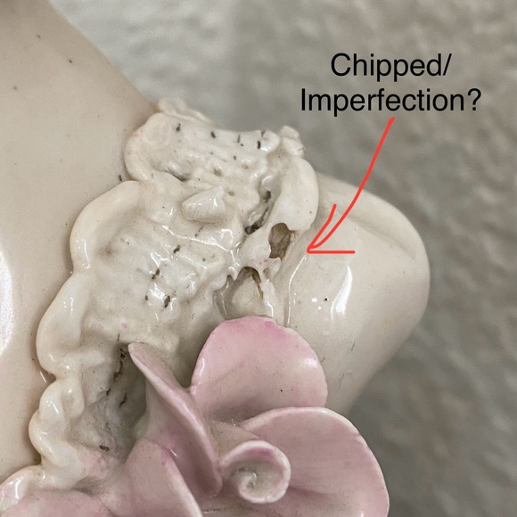 Vintage 40s/50s CORDEY #5054 Victorian Lady With Roses 9” Porcelain Figurine - Picture 16 of 16